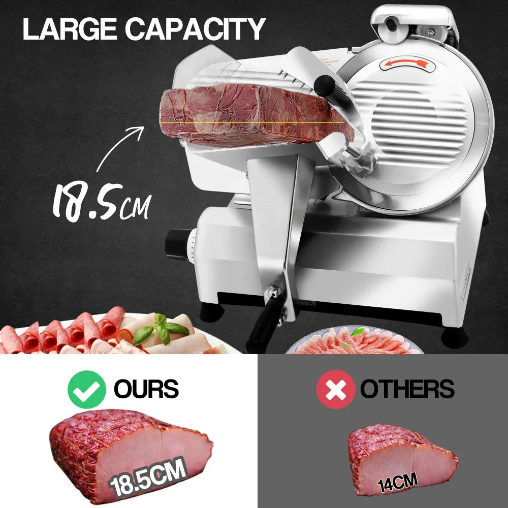 EuroChef Commercial 10 Meat Slicer Food Cutting Machine Electric Deli Shaver - Mekamart Australia