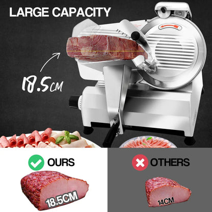 EuroChef Commercial 10 Meat Slicer Food Cutting Machine Electric Deli Shaver - Mekamart Australia
