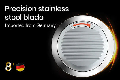 EUROCHEF 8 Inch Commercial Meat Slicer 280W Electric Food Cutting Machine, Deli Shaver Cutter 200mm - Mekamart Australia