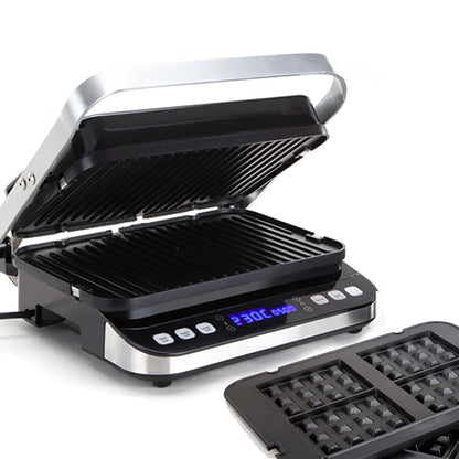 EUROCHEF EUC-CG7 Smart Multi Contact Grill Sandwich Panini Press Maker Fast Cafe Style - Mekamart Australia