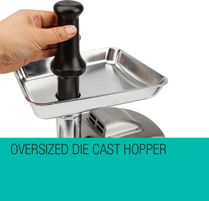 EuroChef Meat Grinder Electric Mincer Sausage Filler Kebbe Maker - Mekamart Australia