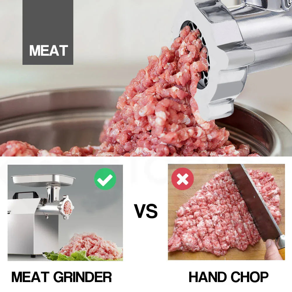 EUROCHEF Meat Grinder Mincer Food Commercial Electric Machine Chopper Shredder - Mekamart Australia