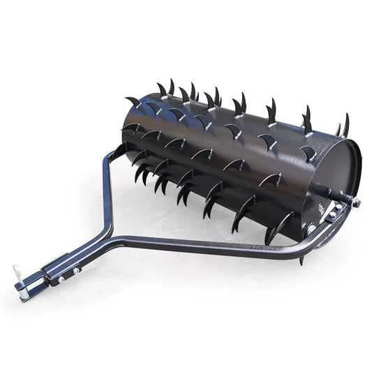 PlantCraft Tow Behind Lawn Roller Spike Aerator 36" Wide, Universal Hitch for Ride on Mower, Garden Tractor - Mekamart Australia