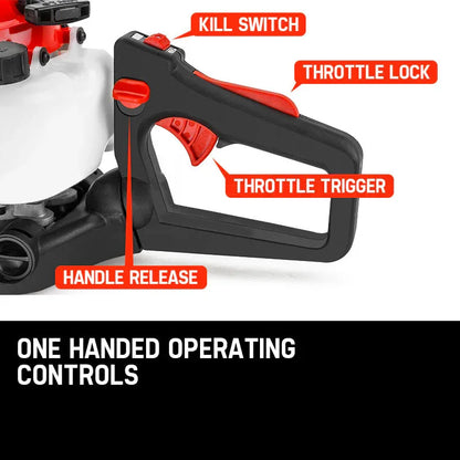Baumr-AG 26CC Petrol Hedge Trimmer - 2-Stroke Clipper Saw Precision 24 Blade - Mekamart Australia