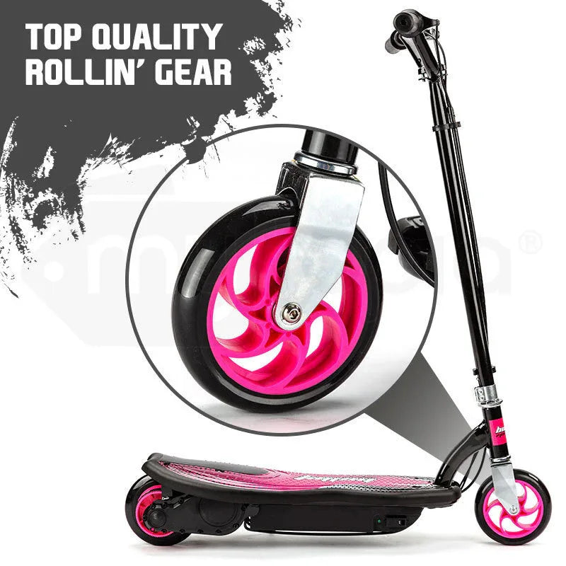 BULLET ZPS Kids Electric Scooter 140W Children Toy Pink Girls Battery Ride - Mekamart Australia
