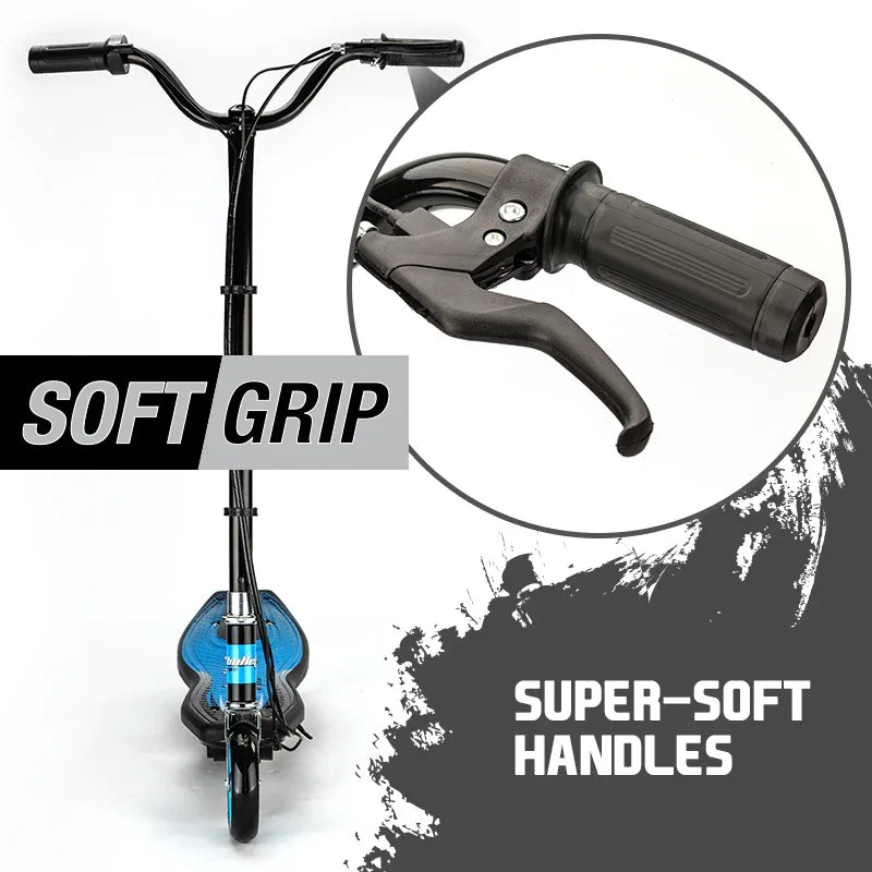 BULLET ZPS 6 Inch Kids Electric Scooter 140W 15km Children Ride On Toy Rechargeable Battery Blue - Mekamart Australia