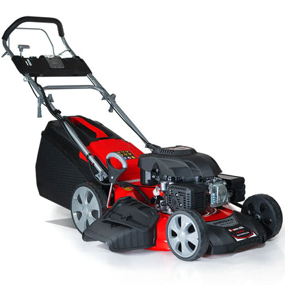Baumr-AG 248cc Lawn Mower 4-Stroke 21 Inch Petrol Lawnmower 4-in-1 Self-Propelled Electric Start - Mekamart Australia