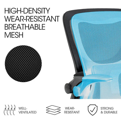 FORTIA Ergonomic Mesh Office Chair Computer Seat Adjustable Recline, Black - Mekamart Australia