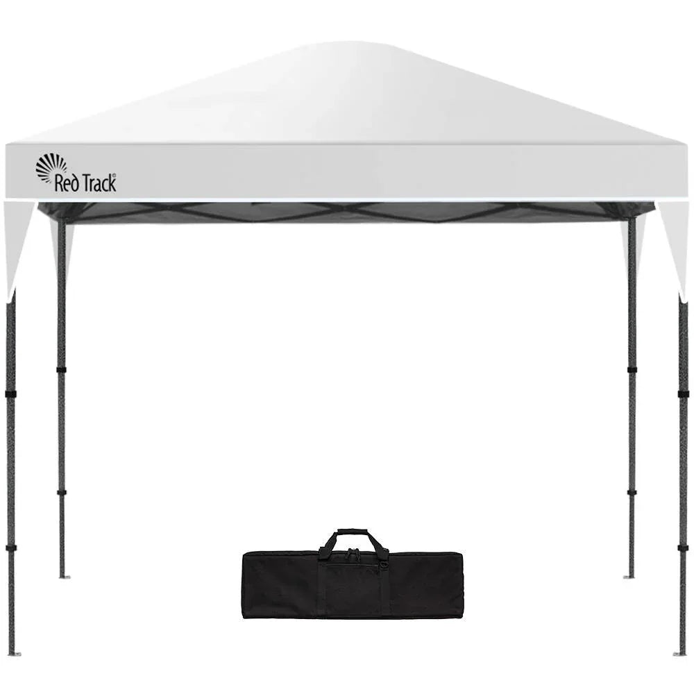 RED TRACK 3.6x2.2m Ultra Compact Folding Gazebo, Carry bag, Portable Outdoor Popup Marquee for Camping Beach, White - Mekamart Australia