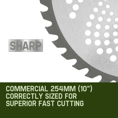 MTM Carbide Tipped 40 Tooth Brush Cutter Blade Whipper Snipper Brushcutter x2 - Mekamart Australia
