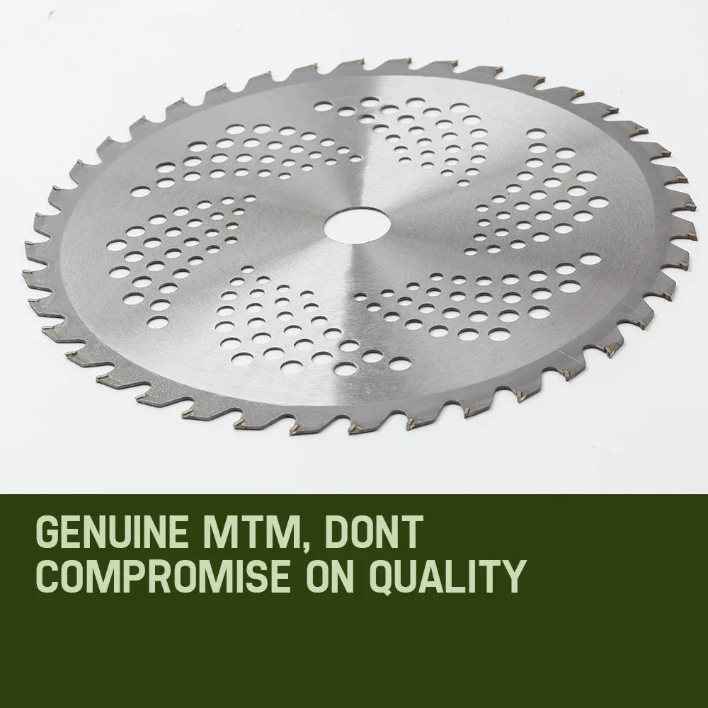 MTM 5x Carbide Tipped 40 Tooth Brush Cutter Blade Whipper Snipper Brushcutter - Mekamart Australia