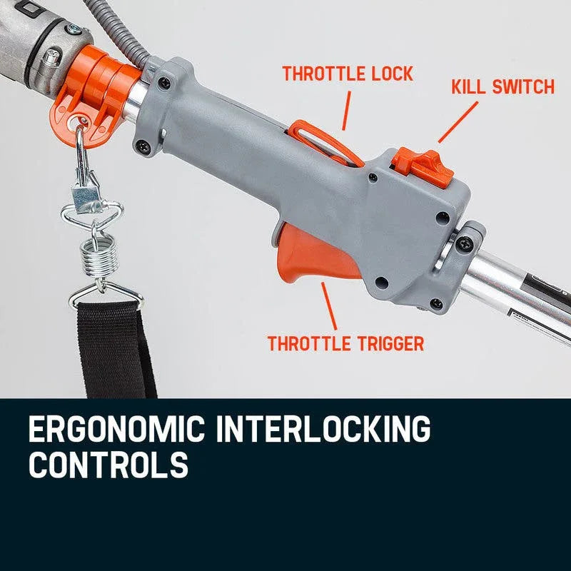 MTM 62CC Long Reach Pole Chainsaw Hedge Trimmer Pruner Chain Saw Cutter Multi Tool - Mekamart Australia
