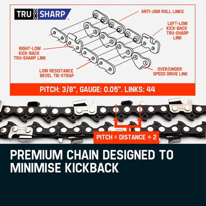 MTM 62CC Long Reach Pole Chainsaw Hedge Trimmer Pruner Chain Saw Cutter Multi Tool - Mekamart Australia