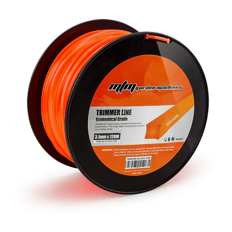 MTM Trimmer Line 3.1mm x 120M Whipper Snipper Cord Brush Cutter Brushcutter - Mekamart Australia