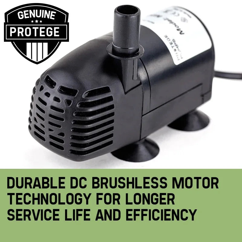 Protege 25W Solar Powered Fountain Submersible Water Pump with Battery Pond Kit Garden - Mekamart Australia