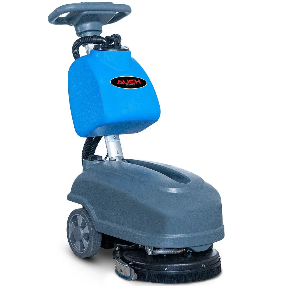 AUCH FSH14 Floor Scrubber & Dryer, 360mm, Battery Powered, Walk Behind, Multi-purpose Commercial Grade Machine - Mekamart Australia
