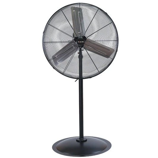 BAUMR-AG 30" 762mm 300W Industrial Pedestal Fan, Large, Commercial, Heavy-duty, 3 Speed, EESS Certified - Mekamart Australia
