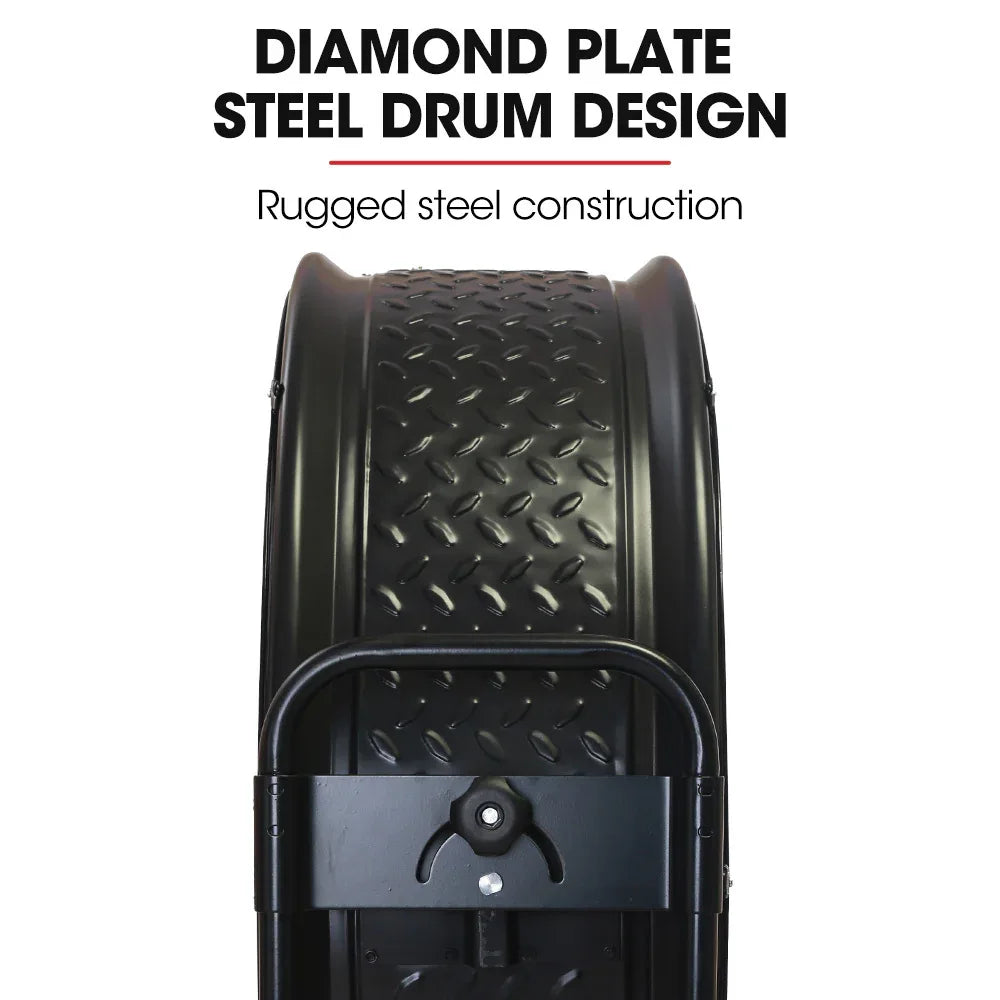 BAUMR-AG 42" 1067mm 660W Industrial Mobile Floor Drum Fan, Belt Drive, Tilting, Large, Commercial, Heavy-duty Frame, EESS Certified - Mekamart Australia