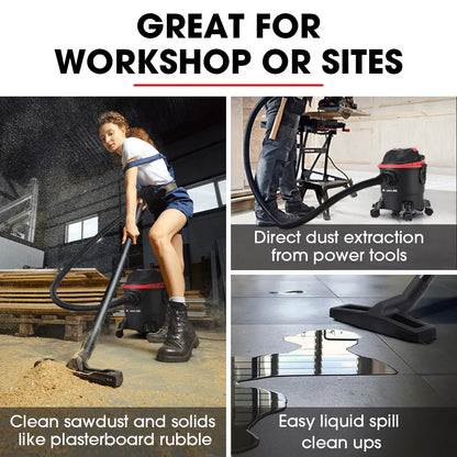 Baumr-AG 15L 1200W Wet and Dry Vacuum Cleaner, with Blower, for Car, Workshop, Carpet - Mekamart Australia