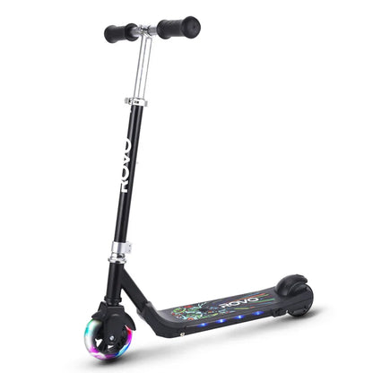 ROVO KIDS WhizKid Electric Scooter, Ages 5-11, Adjustable Height, AU Compliant, Lithium Battery, Brushless Motor, Black - Mekamart Australia