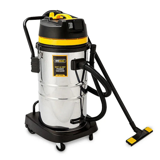 UNIMAC 60L Wet and Dry Vacuum Cleaner Bagless Industrial Grade Drywall Vac - Mekamart Australia
