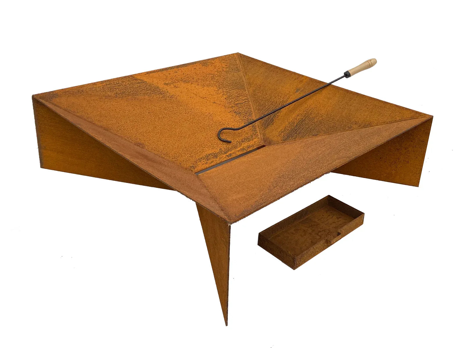 Firepit with Ash Tray with 0.11 Mild Steel" - Mekamart Australia