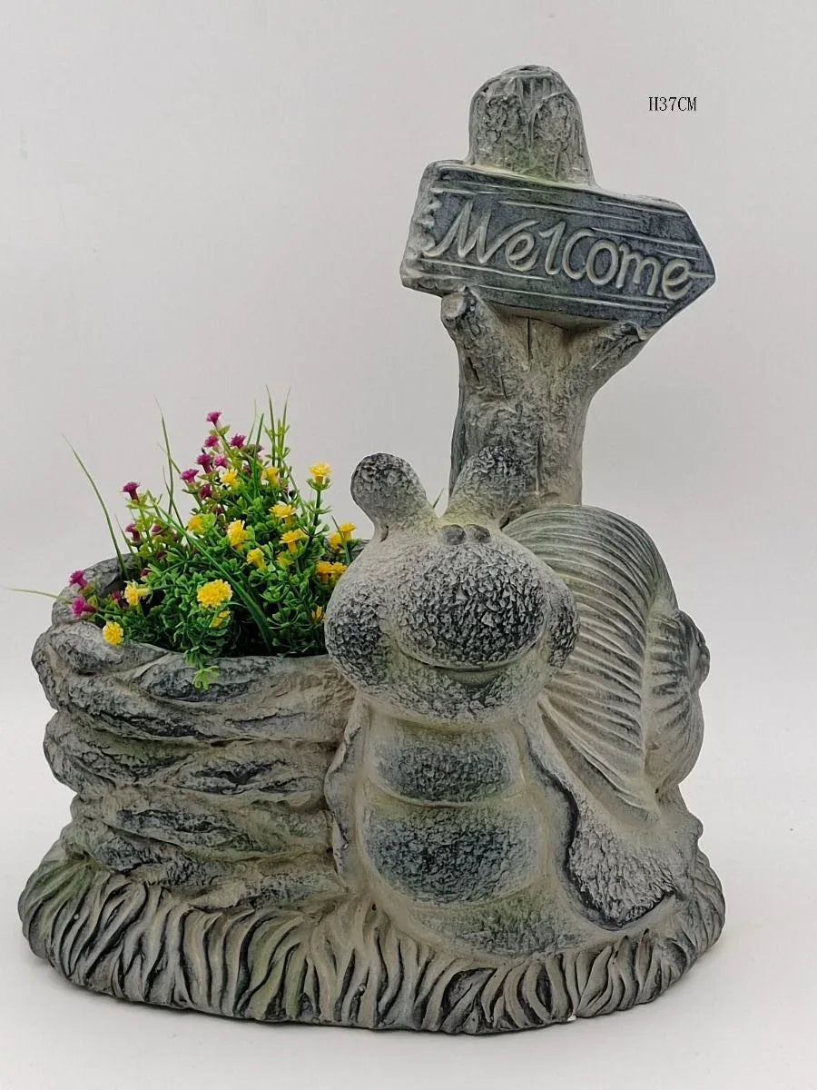 Welcome Snail Planter - Mekamart Australia