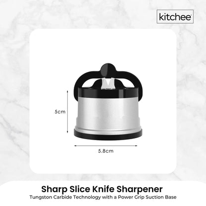 Kitchen Knife Sharpener Suction Grip for Knives Blades Scissors - Sharpening Tools - Mekamart Australia