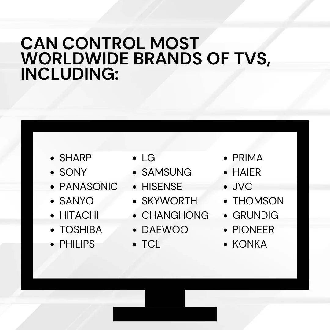 Tooleroo Universal Smart TV Remote Control Compatible With Sharp LG and more - Mekamart Australia