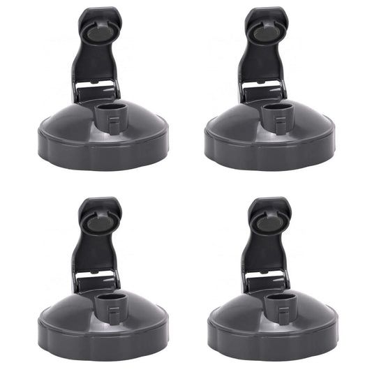 4x For Nutribullet Flip Top Fliptop Fresh Lid - Most 600 and 900 Model Nutri Cups - Mekamart Australia