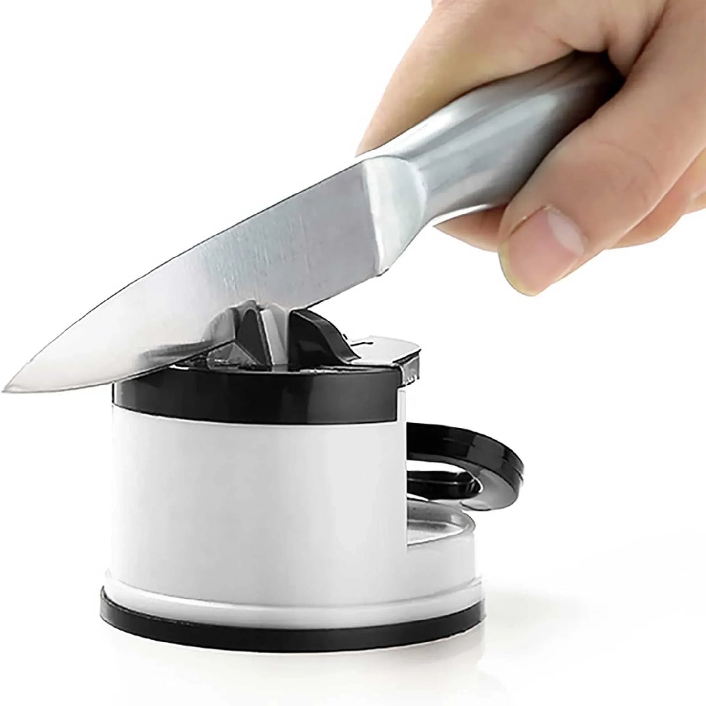 3x Kitchen Knife Sharpener Suction Grip Knives Blades Scissors Sharpening Tools - Mekamart Australia