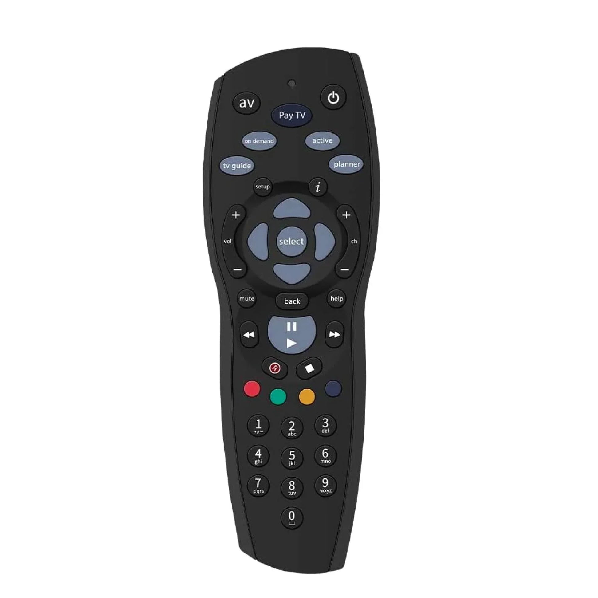 PayTV Remote Control Compatible with Foxtel Standard IQ IQ2 IQ3 IQ4 HD - Black - Mekamart Australia