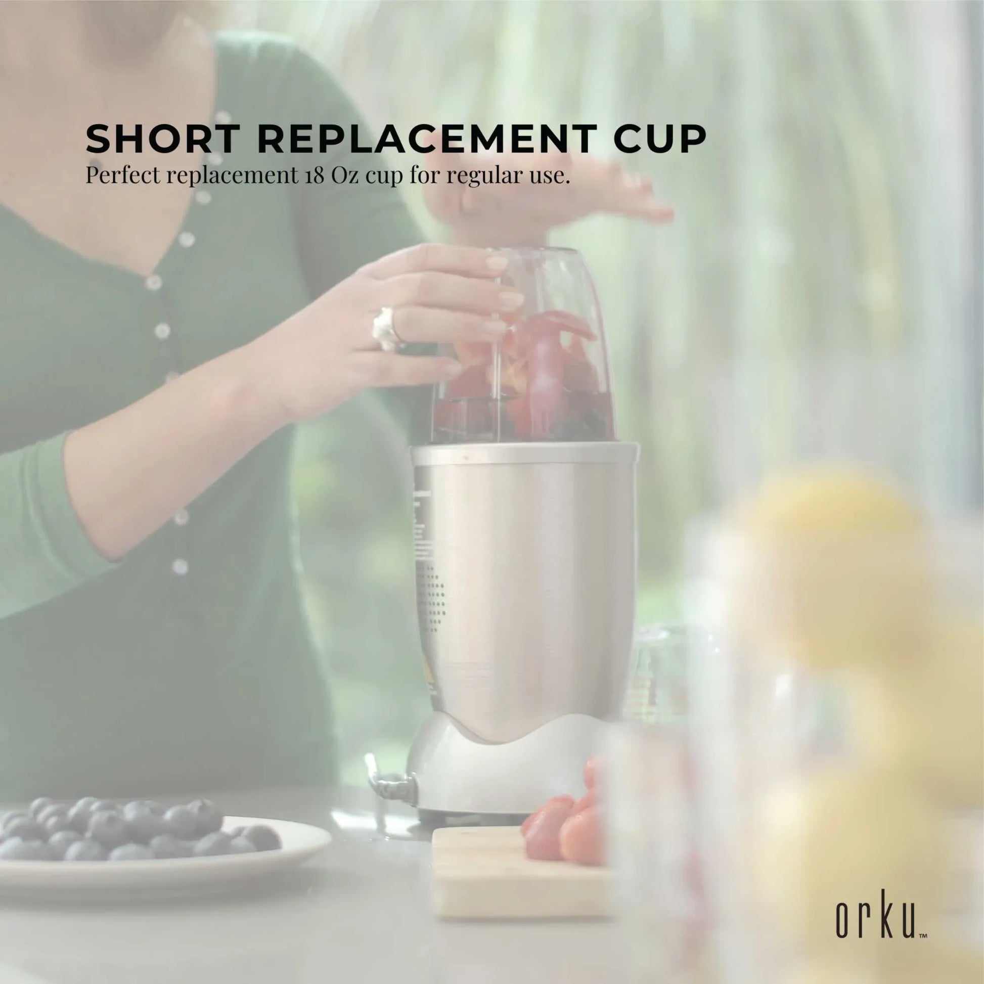 For Nutribullet Small Short Little 18 Oz Cup - For 600W + 900W Model Replacement - Mekamart Australia