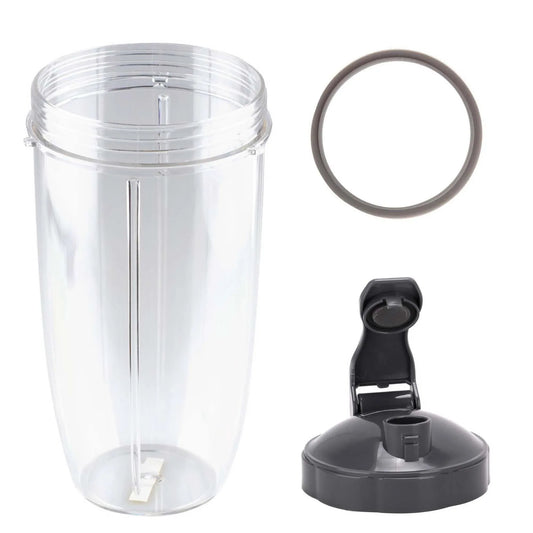 For Nutribullet Colossal Large Cup + Fliptop Lid + Grey Seal - 900 600 Models - Mekamart Australia