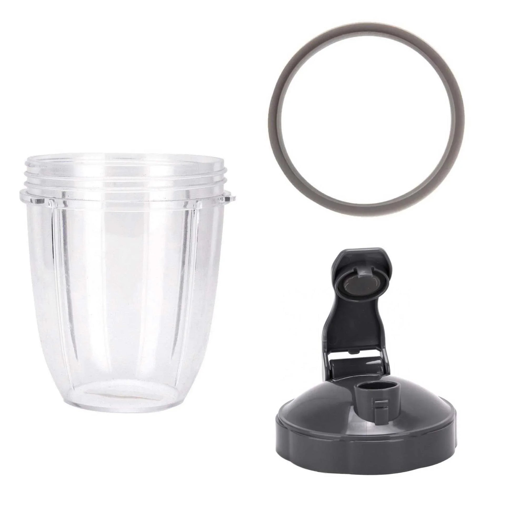 For Nutribullet Short Cup + Fliptop Lid + Grey Seal - For 900 and 600 Models - Mekamart Australia