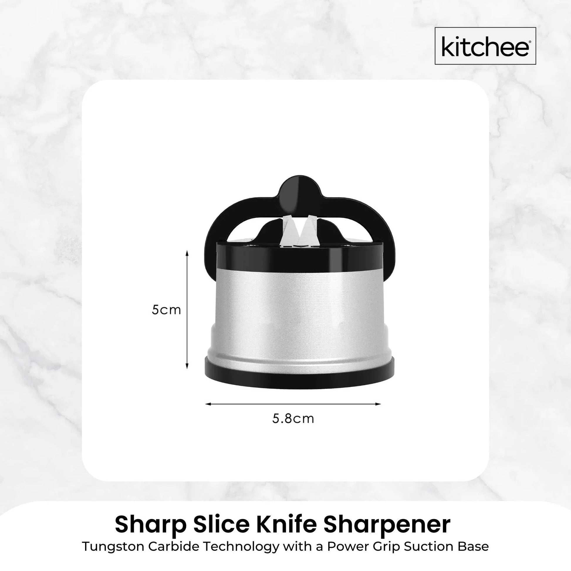 2x Kitchen Knife Sharpener Suction Grip Knives Blades Scissors Sharpening Tools - Mekamart Australia