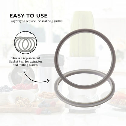 3x For Nutribullet Gasket Seals Grey Ring For 900W - Most 600W 1200W Blade - Mekamart Australia