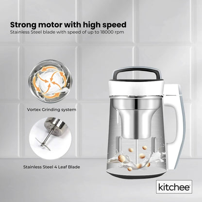 1.2L Electric Soy Bean Milk Maker Machine - Automatic Soya Almond Nut Blender - Mekamart Australia