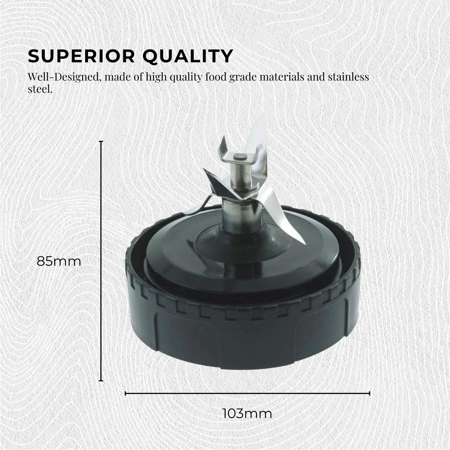 For Nutri Ninja Extractor Blade - 7 Fin Connection Replacement Blender Parts - Mekamart Australia