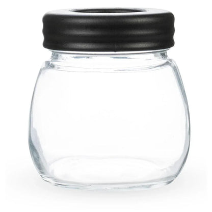 Coffee Bean Grinder - Manual Hand Stainless Ceramic Burr Core Glass Jar Nut Mill - Mekamart Australia