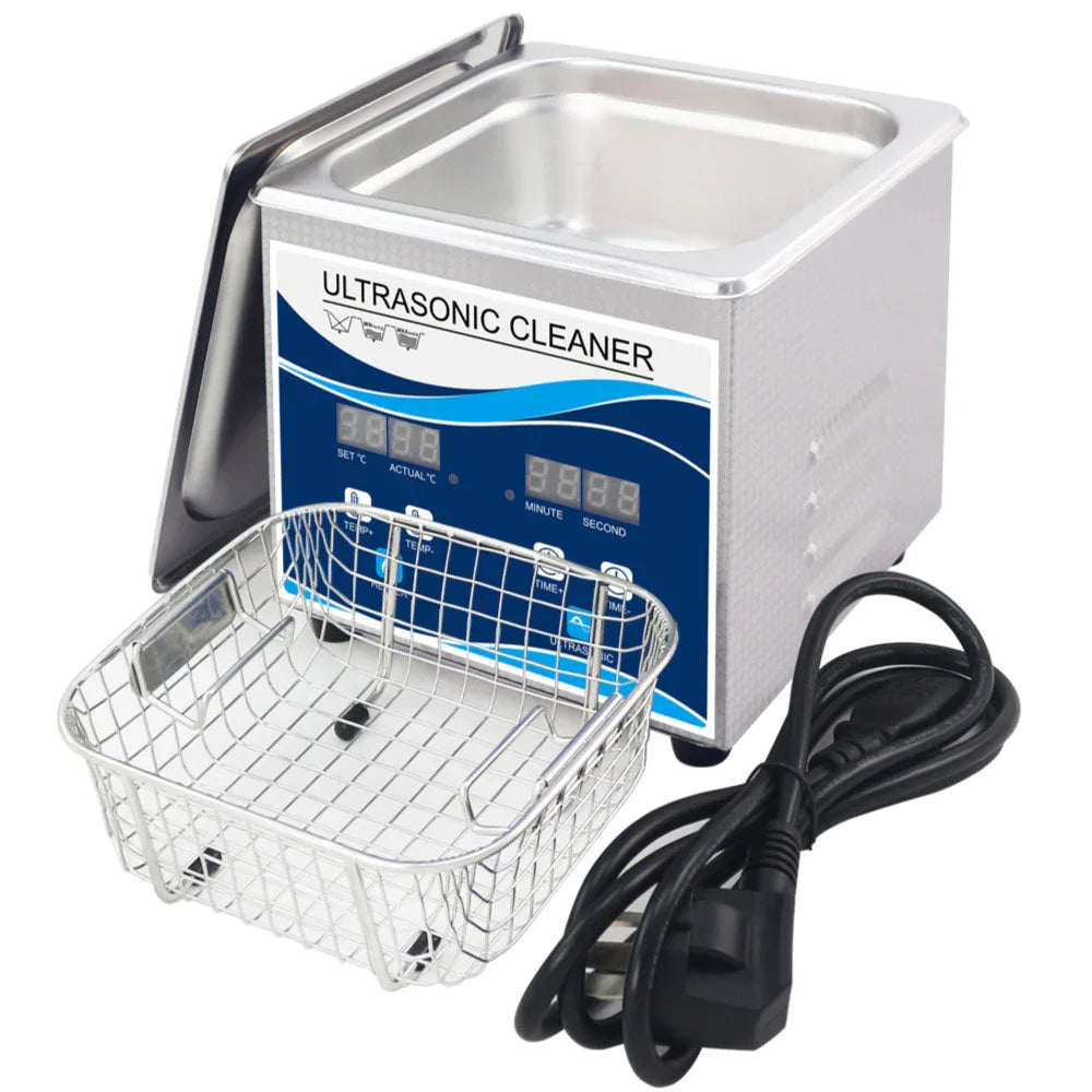 1.3L Digital Ultrasonic Cleaner Jewelry Ultra Sonic Bath Degas Parts Cleaning - Mekamart Australia