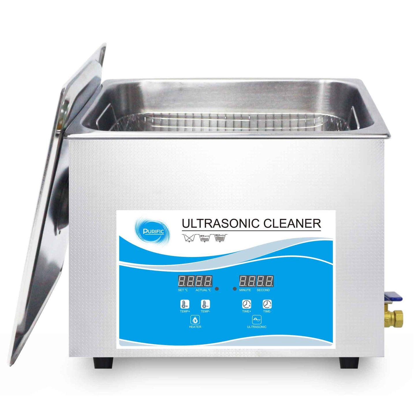 6.5L Digital Ultrasonic Cleaner Jewelry Ultra Sonic Bath Degas Parts Cleaning - Mekamart Australia
