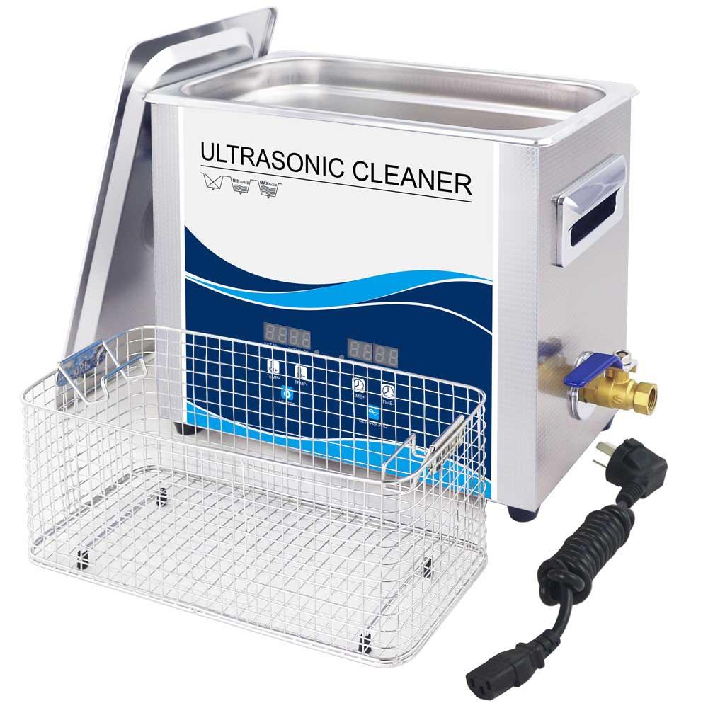 6.5L Digital Ultrasonic Cleaner Jewelry Ultra Sonic Bath Degas Parts Cleaning - Mekamart Australia