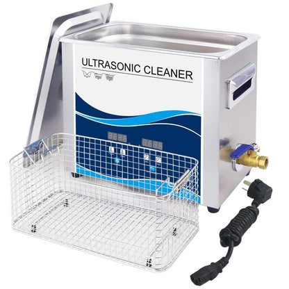 6.5L Digital Ultrasonic Cleaner Jewelry Ultra Sonic Bath Degas Parts Cleaning - Mekamart Australia