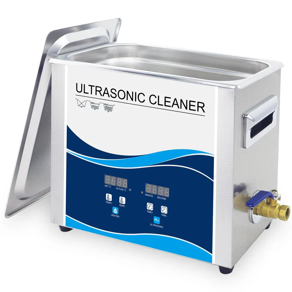 6.5L Digital Ultrasonic Cleaner Jewelry Ultra Sonic Bath Degas Parts Cleaning - Mekamart Australia