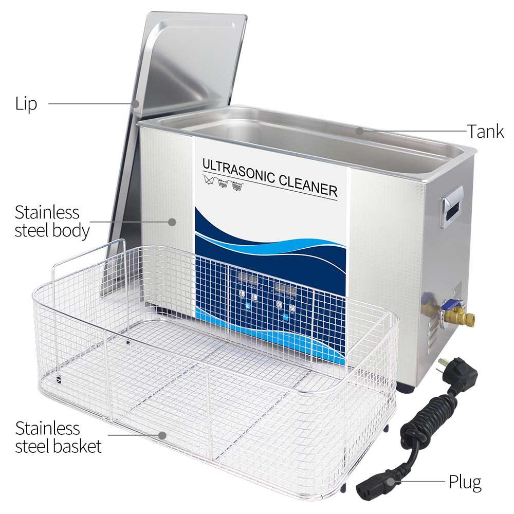 30L Digital Ultrasonic Cleaner Jewelry Ultra Sonic Bath Degas Parts Cleaning - Mekamart Australia