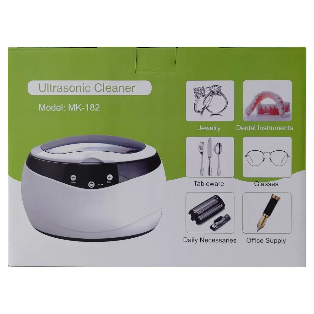 650ml Digital Ultrasonic Cleaner Ultra Sonic Bath Heated Parts Jewelry Cleaning - Mekamart Australia