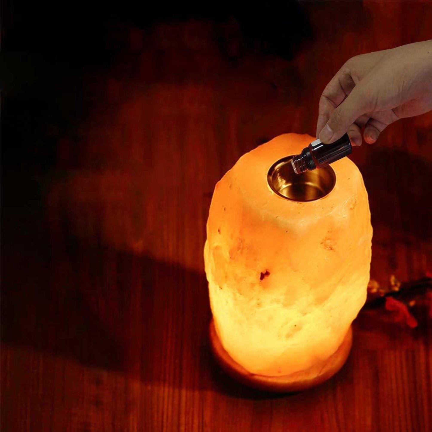 12V 12W 3-5kg Himalayan Pink Salt Diffuser Essential Oil Lamp Aromatherapy On/Off - Mekamart Australia