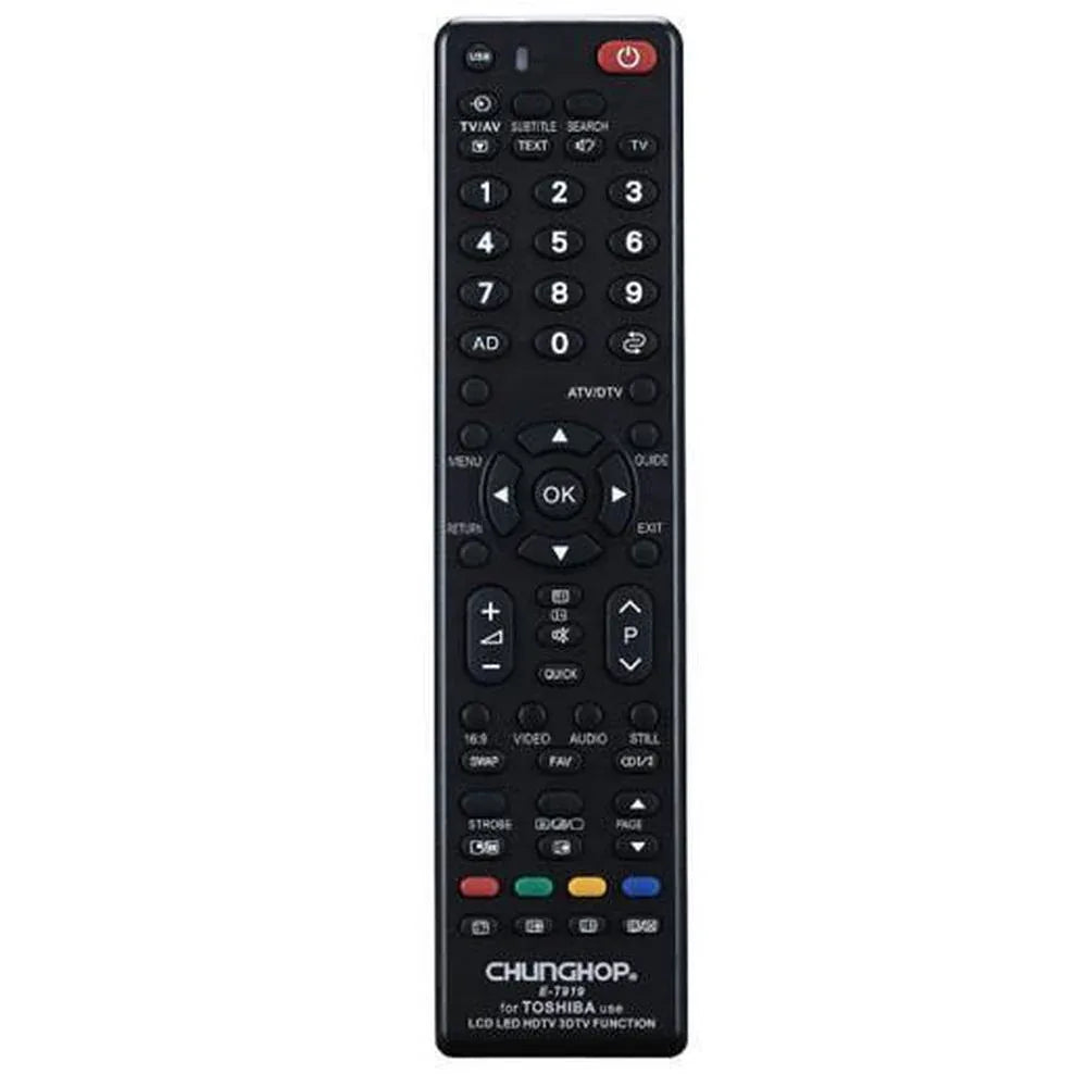 Chunghop Universal TV Remote Control Compatible with Toshiba LCD Smart HD Plasma - Mekamart Australia
