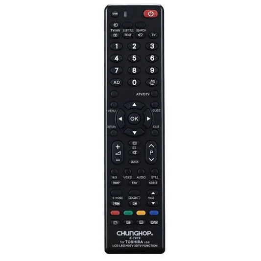 Chunghop Universal TV Remote Control Compatible with Toshiba LCD Smart HD Plasma - Mekamart Australia